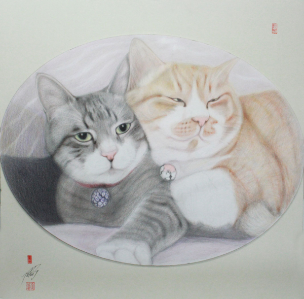 高橋行雄・秋吉由紀子 二人展 魅惑の猫たち | 美術画廊 | 大丸