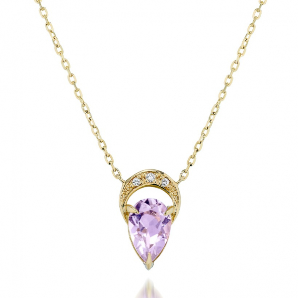 新作】2月の誕生石☆アメシストの新作ムーンモチーフジュエリー