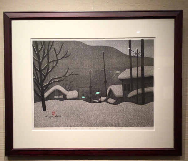 斎藤清 木版画「 うさんくさい BUDDHA（6）」1962年 153/200