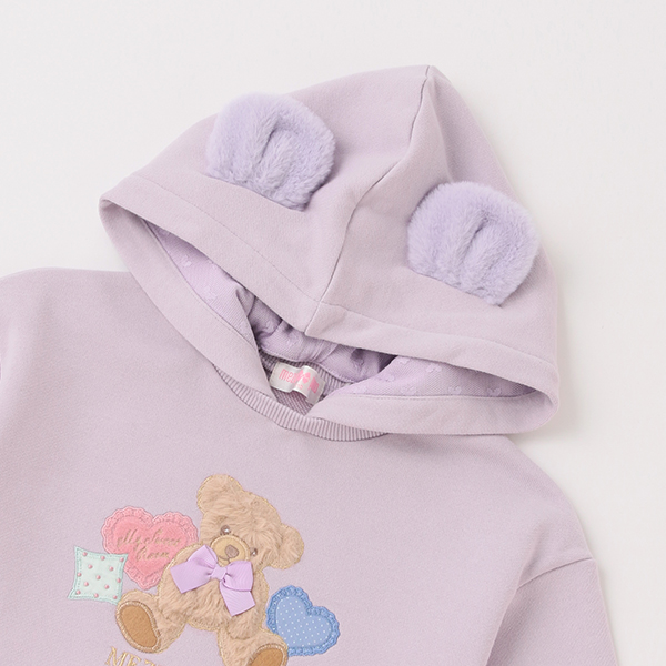 クマアップリケ?パーカワンピース | メゾピアノ | 大丸札幌店公式 SHOP BLOG