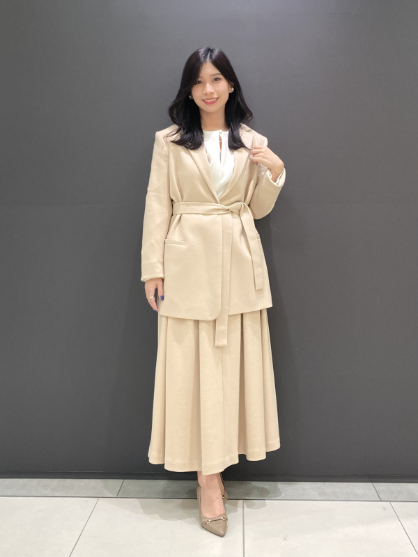 theory luxe◇ 【ARDENT】リラクシー素材のフレアスカート