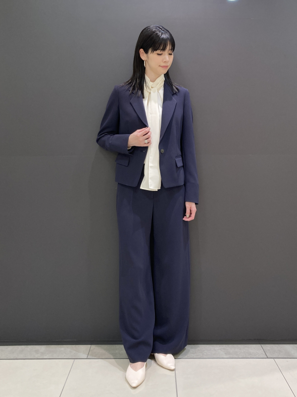 本店は きれいめスタイル①】学校行事にもオススメ！洗えるネイビー スーツ・フォーマル・ドレス