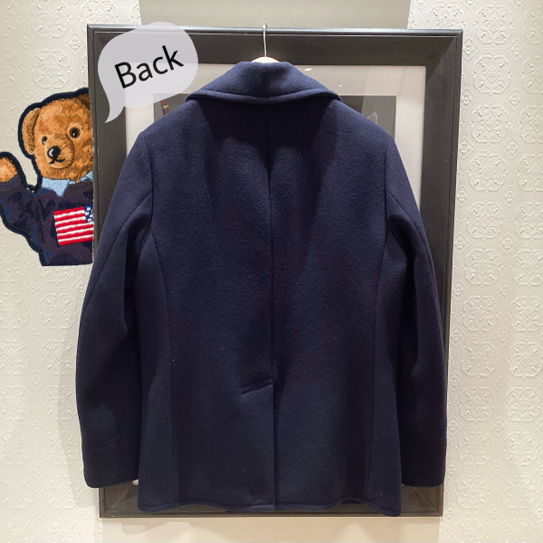 新品タグ付 定価10万 ポロラルフローレン ウール ダウン Pコート