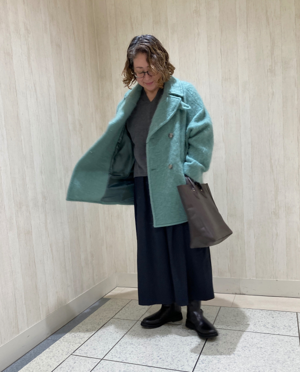 ふわっとモヘアのピーコート | ハッピープラスストア | 大丸札幌