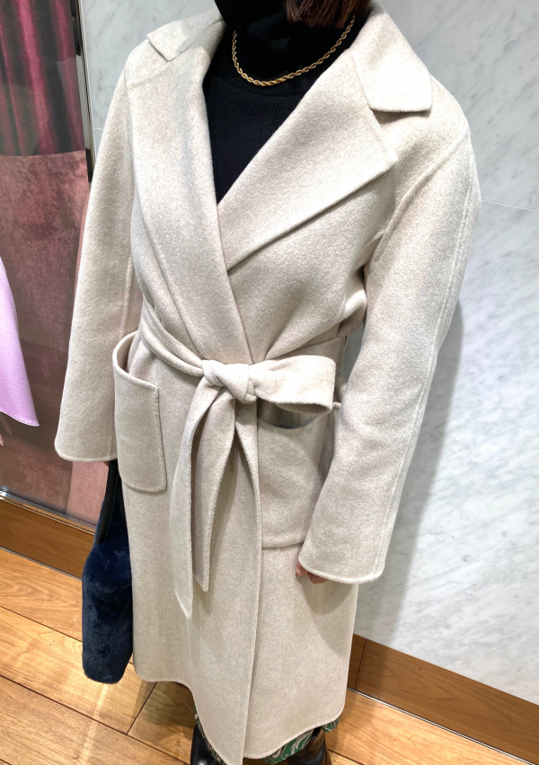 ピュアカシミヤダブルラップコート】 | アナイ | 大丸札幌店公式